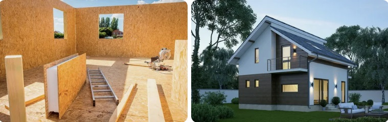 Дом из сип панелей как строится?